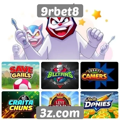 Comparativo entre jogos disponíveis no 9rbet8