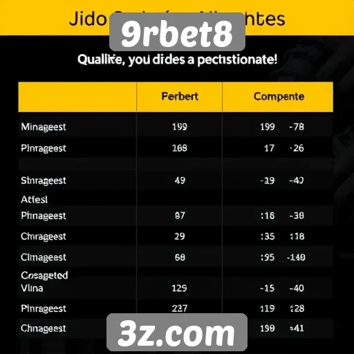 Comparação entre jogos oferecidos pelo 9rbet8 e concorrentes
